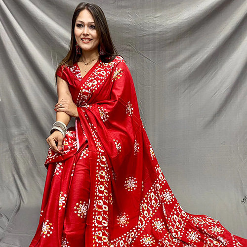 Hand Printed Sarees