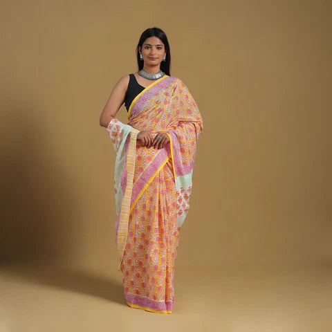 Sanganeri Prints Sarees